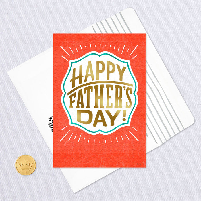 Amazing Dad Yearly Reminder Father's Day Card