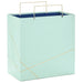Mint Green With Gold Medium Square Gift Bag