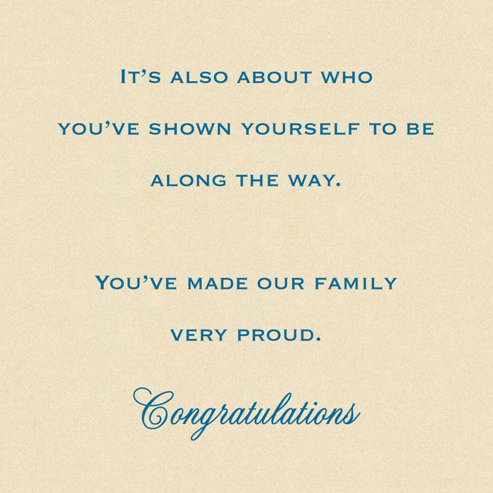 You've Made Our Family Proud Graduation Card for Great-Grandson