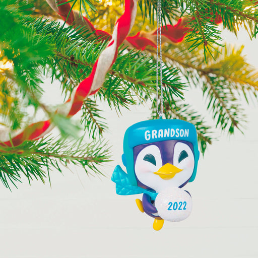 Grandson Penguin 2022 Ornament