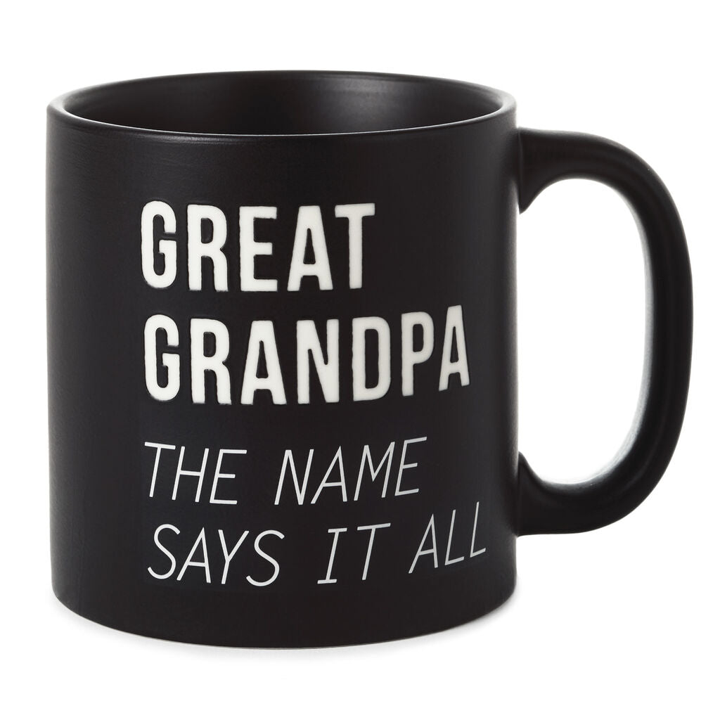 Great Grandpa Name Says It All Mug, 15 oz.
