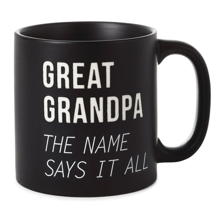 Great Grandpa Name Says It All Mug