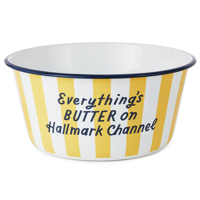 Hallmark Channel Everything's Butter Popcorn Bowl