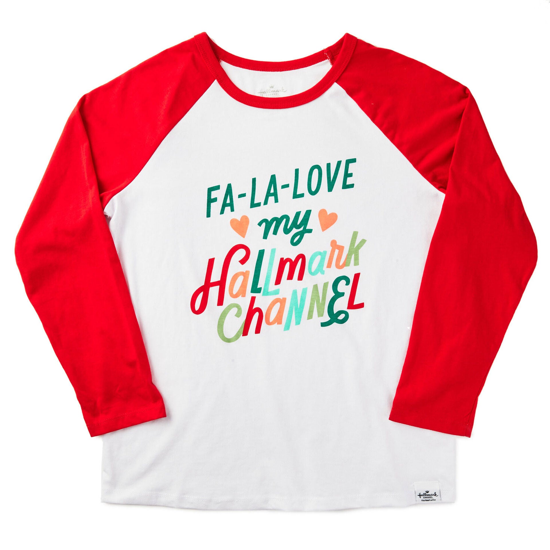 Hallmark Channel Fa La Love Women's Raglan Shirt — Trudy's Hallmark