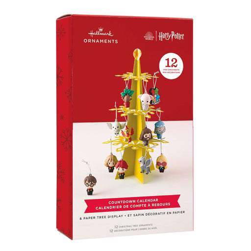 Harry Potter™ Countdown Calendar Miniature Christmas Tree Set With 12 Mini Ornaments