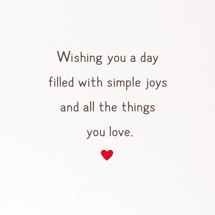 Simple Joys and Things You Love Valentine's Day Card