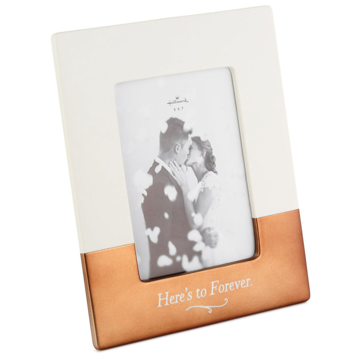 Here's to Forever Ceramic Picture Frame