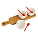 Snack Serving Bowl Trio With Spoons and Tray Holiday Hostess Bundle