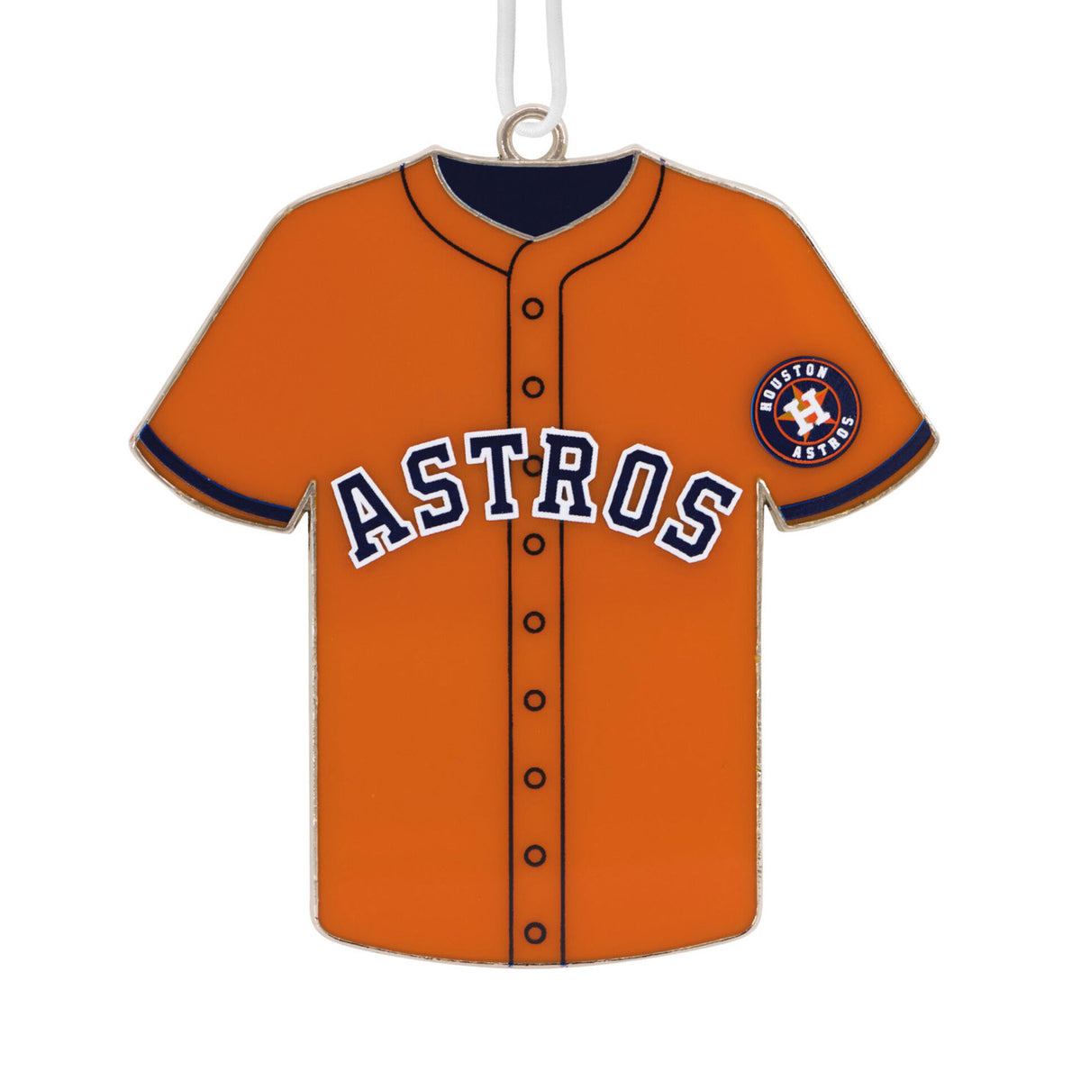 MLB Houston Astros™ Baseball Jersey Metal Hallmark Ornament
