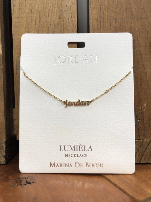 Louise - Personalized Name Necklace with Birthstone Adjustable 16”-20” -  Amarley Jewelry
