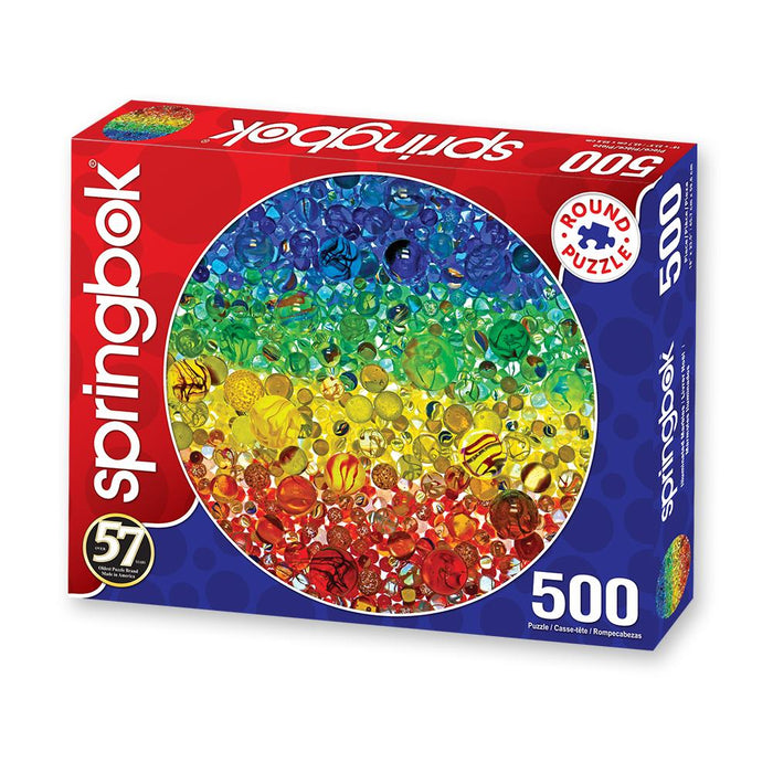 Illuminated Marbles 500 Piece Round Jigsaw Puzzle