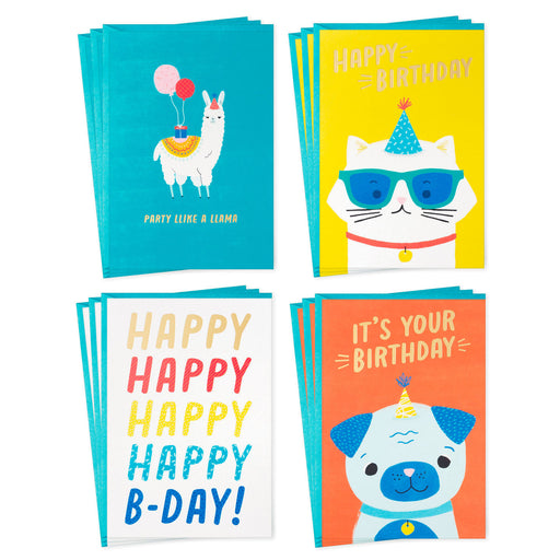 Assorted Fun Illustrations Birthday Cards