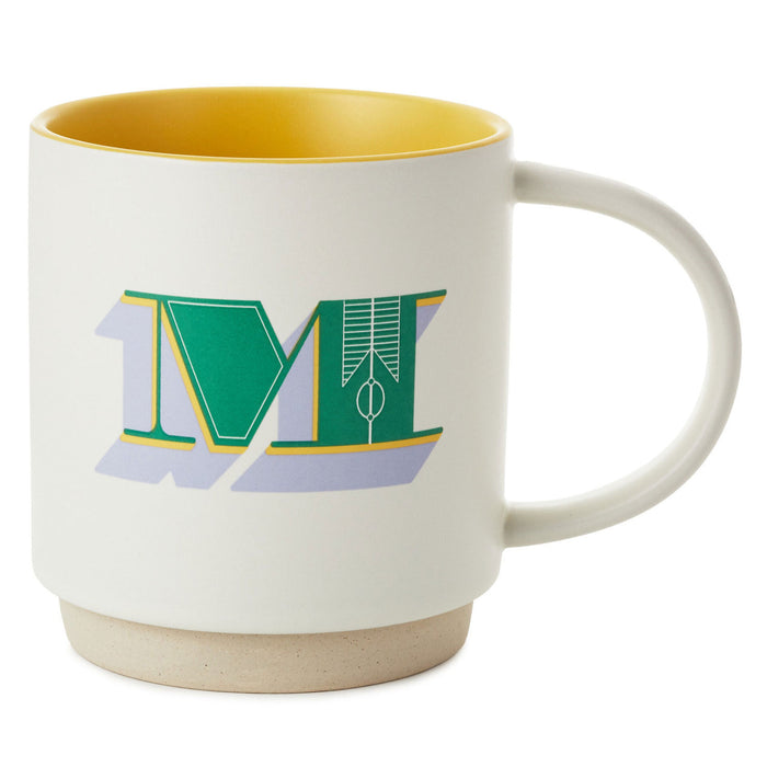 Initial Monogram 16 oz. Mug — Trudy's Hallmark