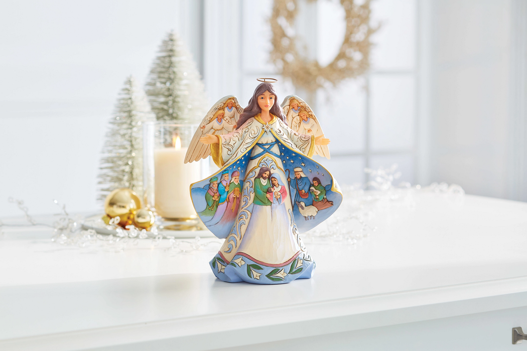 Nativity Angel with Robe Scene by Jim Shore