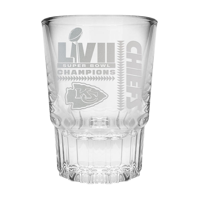 Super Bowl LVII Champions Kansas City Chiefs Shot Glass