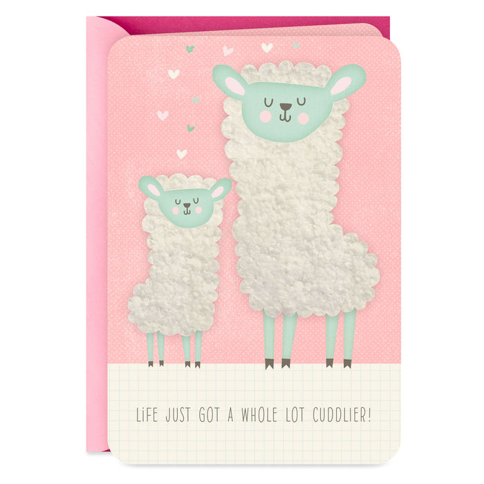 Cuddly and Fun New Baby Girl Card