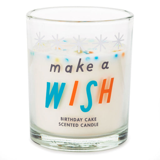 Make a Wish Birthday Cake Jar Candle
