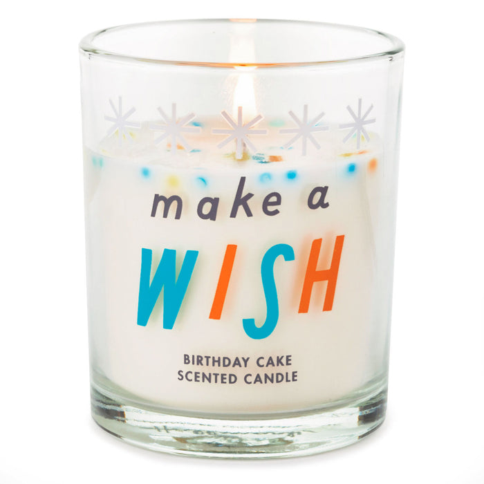 Make a Wish Birthday Cake Jar Candle