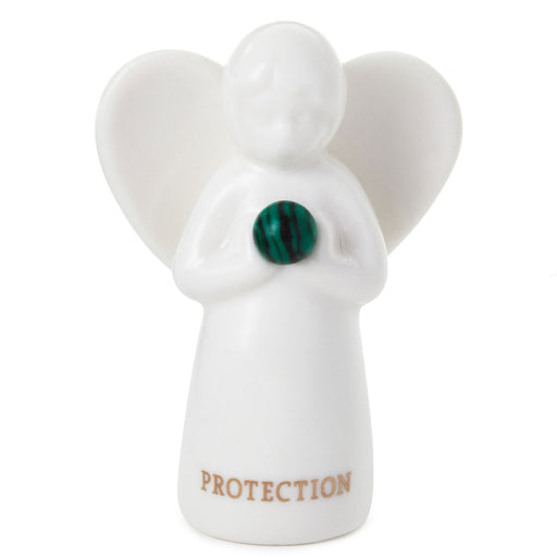 Joanne Eschrich Malachite Angel of Protection Mini Angel Figurine