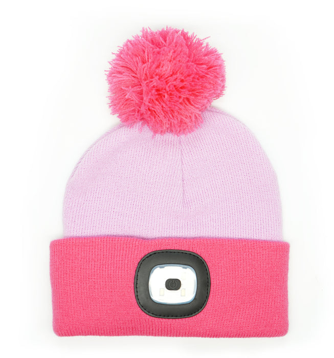 Night Owl™ Kid's Rechargeable LED Pom Hat — Trudy's Hallmark
