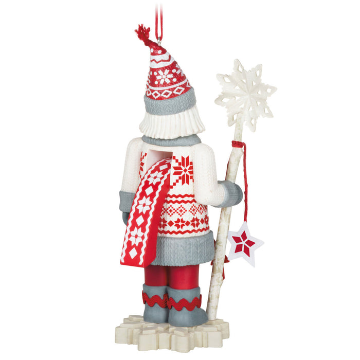 Dated 2023 Snowfall Prince Ornament - 5th in the Noble Nutcrackers Series