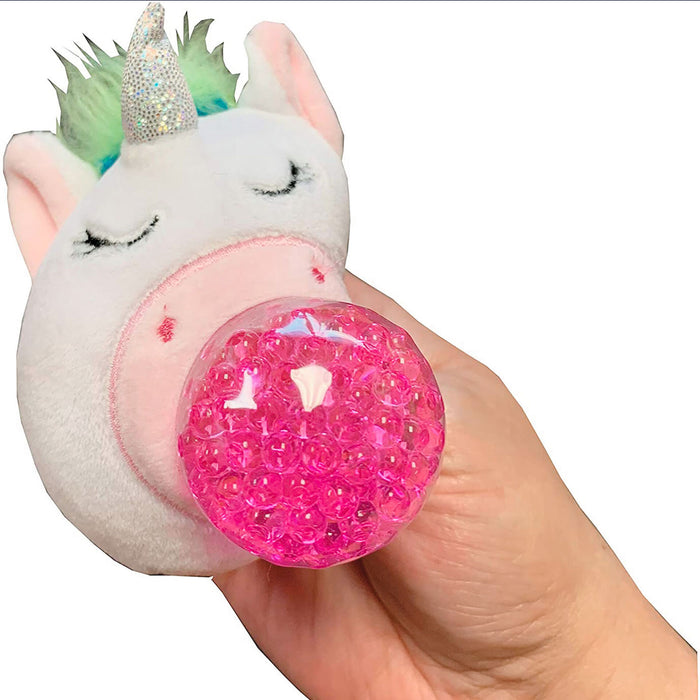 PBJ's Plush Ball Jellies Squeezable Rainbow Unicorn