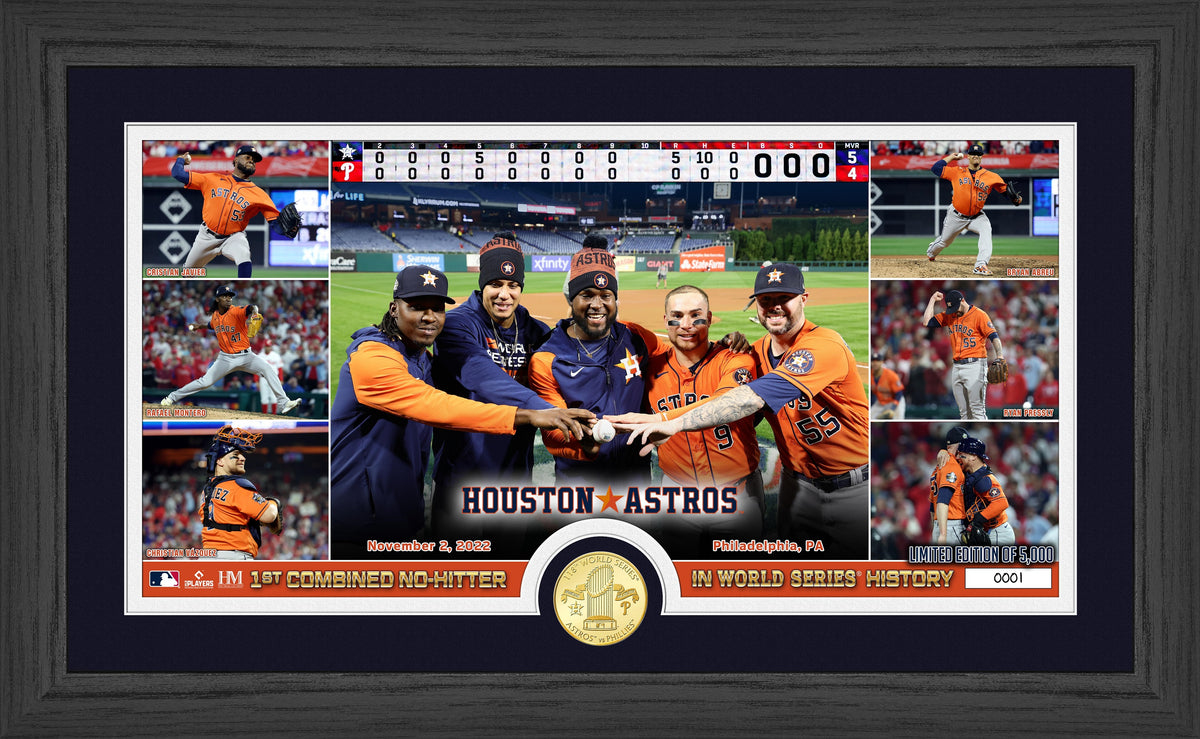 Houston Astros, 2022 World Series Commemorative Issue Cover Framed