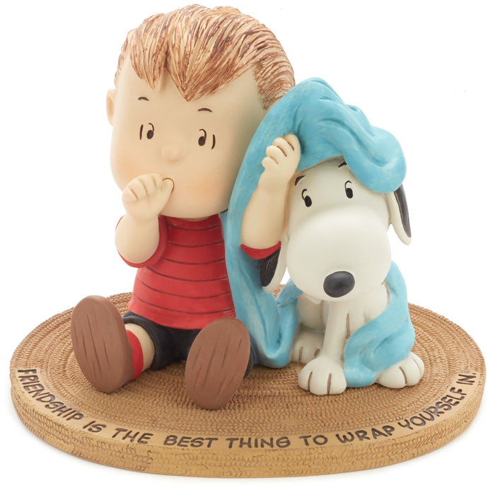 Peanuts® Linus and Snoopy Wrapped in Friendship Mini Figurine