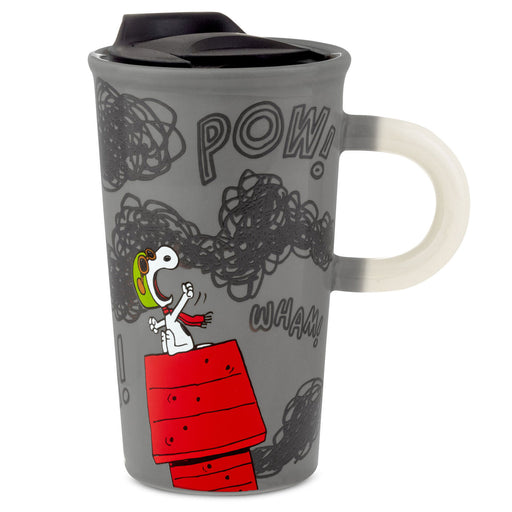 Peanuts® Flying Ace Snoopy Color Changing Travel Mug