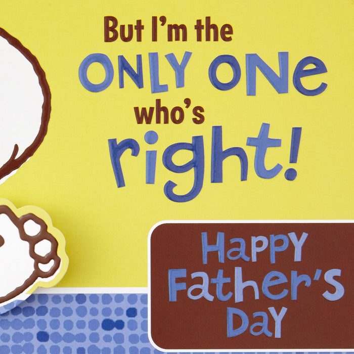 Peanuts® Snoopy Very Best Grandpa Pop-Up Father's Day Card