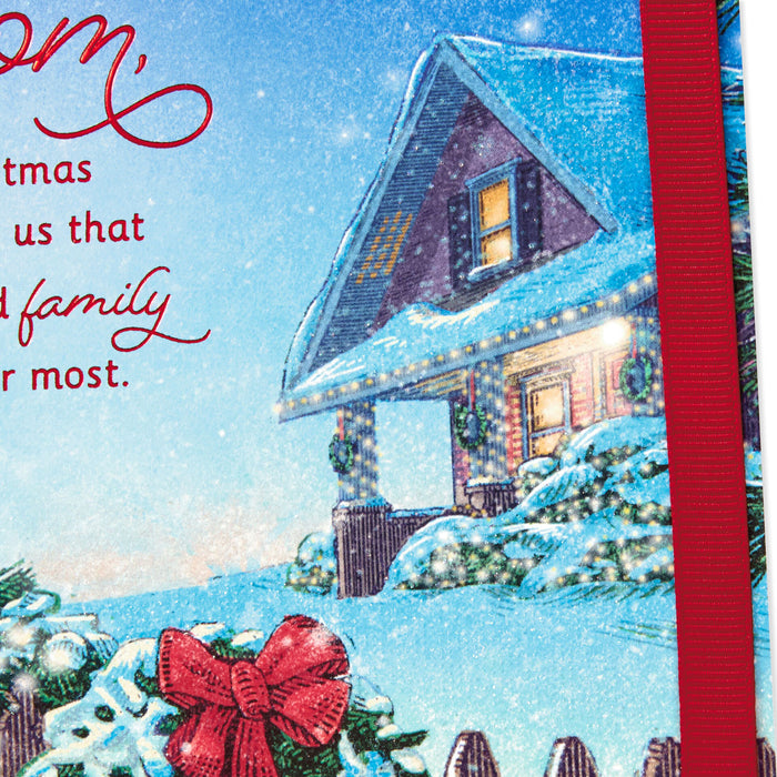 You're the Heart of Our Family Christmas Card for Mom — Trudy's