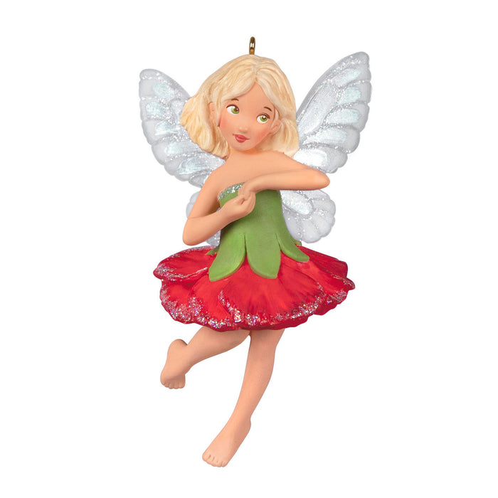 Carnation Fairy 2023 Ornament - 19th in the Fairy Messengers Series