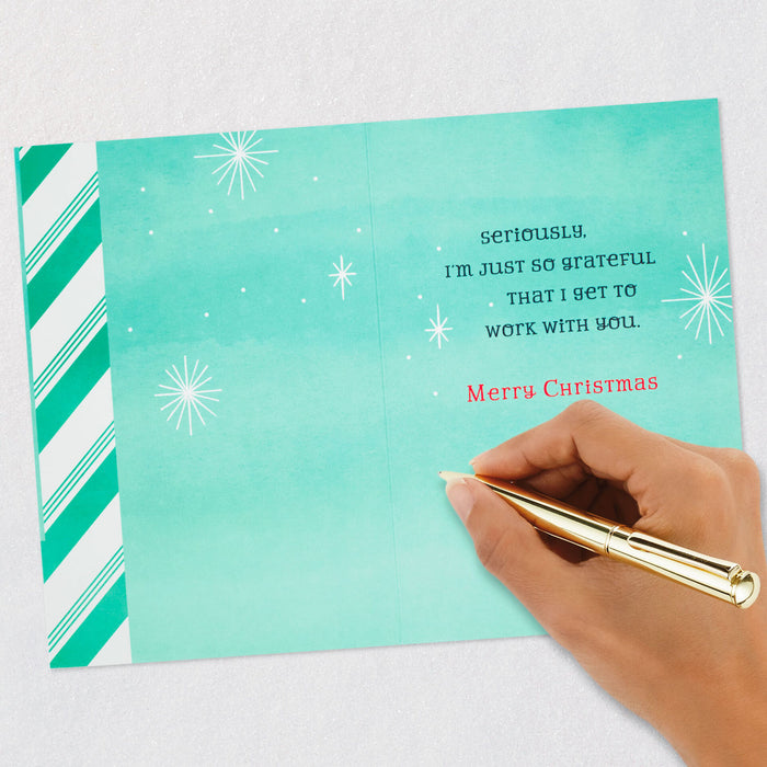 You Make Work More Merry Christmas Card for Coworker — Trudy's Hallmark you-make-work-more-merry-christmas-card-for-coworker-trudy-s-hallmark