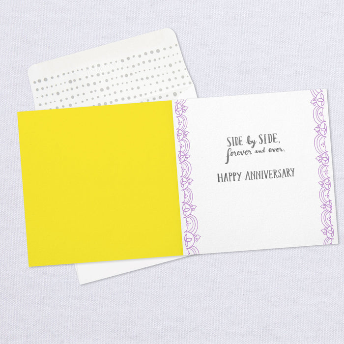 Side by Side Forever Anniversary Card