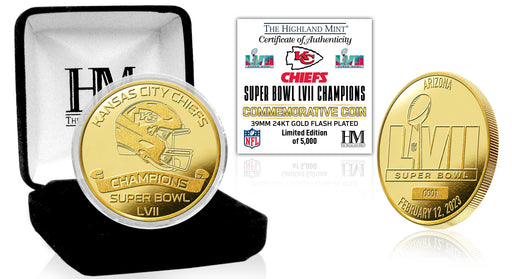 Kansas City Chiefs Super Bowl LVII Champions Gold Mint Coin