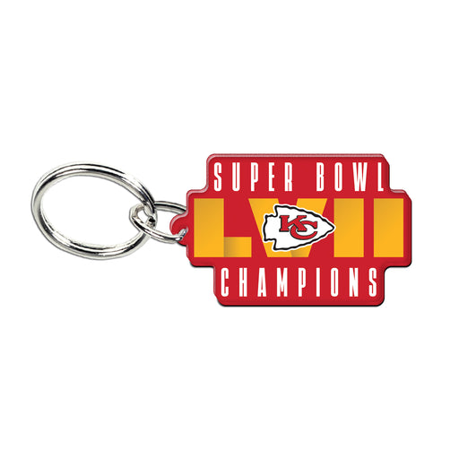 Kansas City Chiefs Super Bowl LVII Champions 5 Pack Ball Ornament Set
