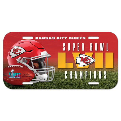 Kansas City Chiefs Super Bowl LVII Champions Glass Ball Ornament