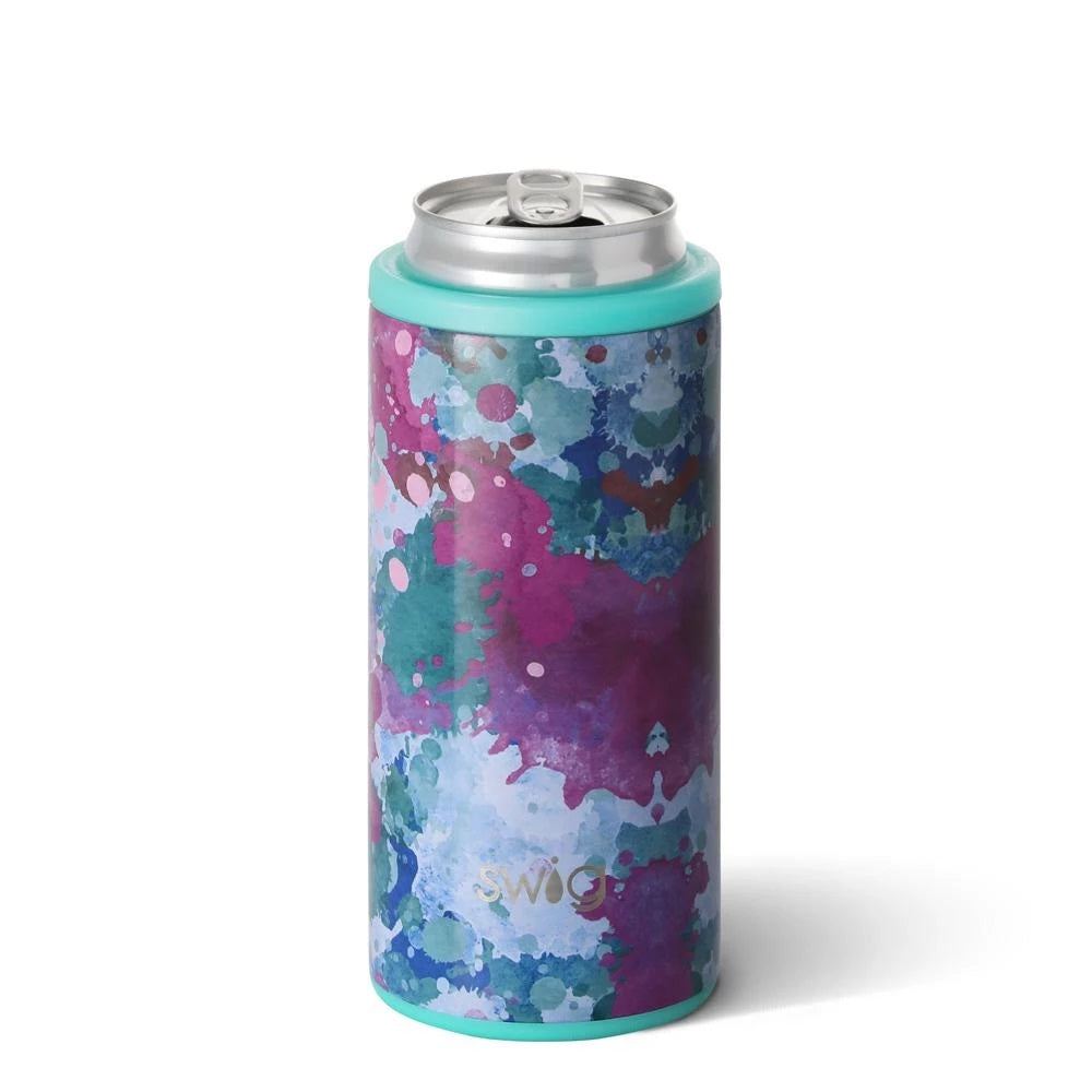 Swig Life Lazy River 12oz Skinny Can Cooler