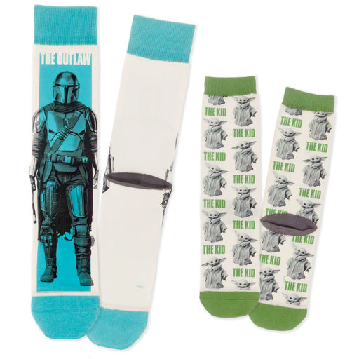 Star Wars: The Mandalorian™ and Grogu™ Adult and Child Novelty Crew Socks