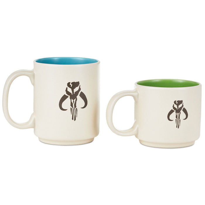 Star Wars: The Mandalorian™ and Grogu™ Adult and Child Stacking Mugs