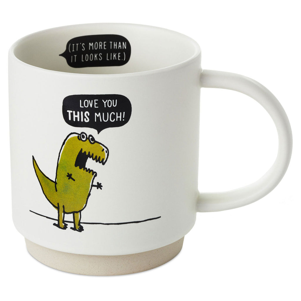 T-Rex Love You This Much Mug — Trudy's Hallmark