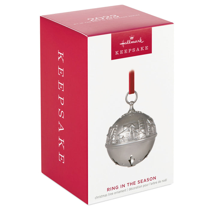 Ring in the Season Bell 2023 Metal Ornament - 9th in the Series
