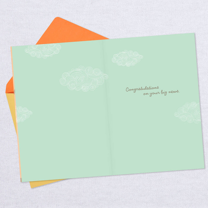 Small and Wonderful Pregnancy Congratulations Card