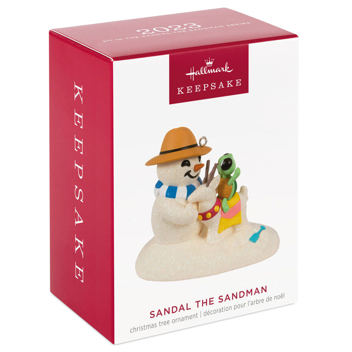 Dated 2023 Sandal the Sandman Ornament - 2nd in Series