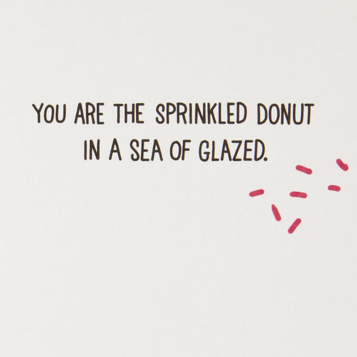 Sprinkled Donut Love Card