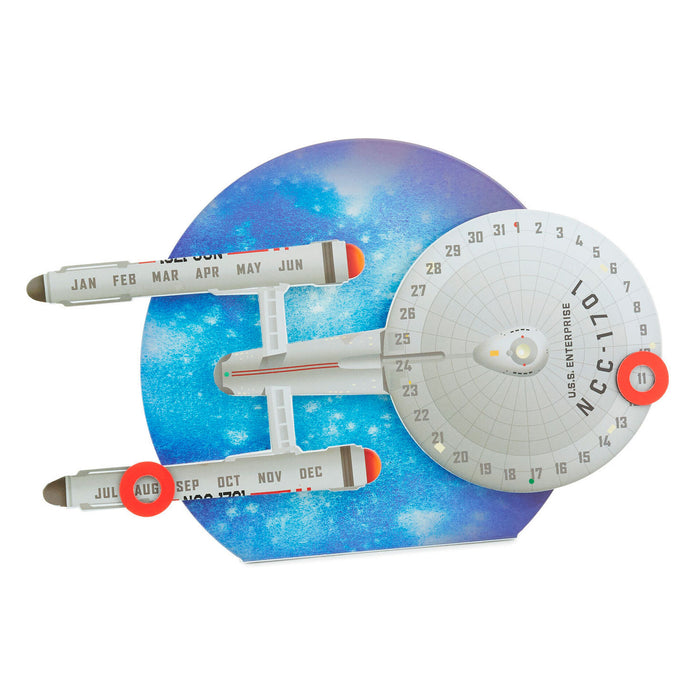 Star Trek™ U.S.S. Enterprise™ Magnetic Perpetual Calendar