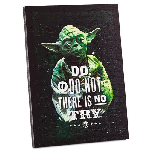Star Wars™ Yoda™ Wood Quote Sign