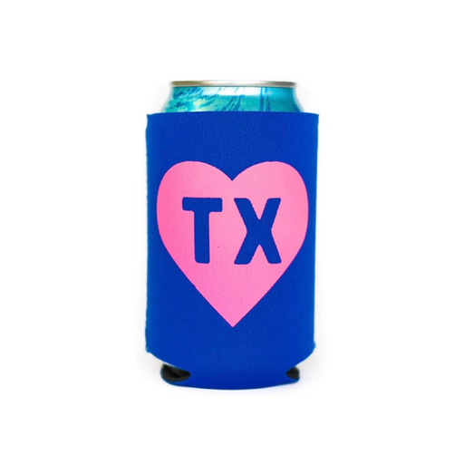 Texas Heart Koozie TXHTK21 Tumbleweed Texas