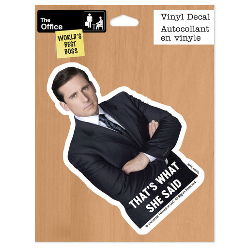 The Office® Michael Scott That's What She Said Vinyl Decal