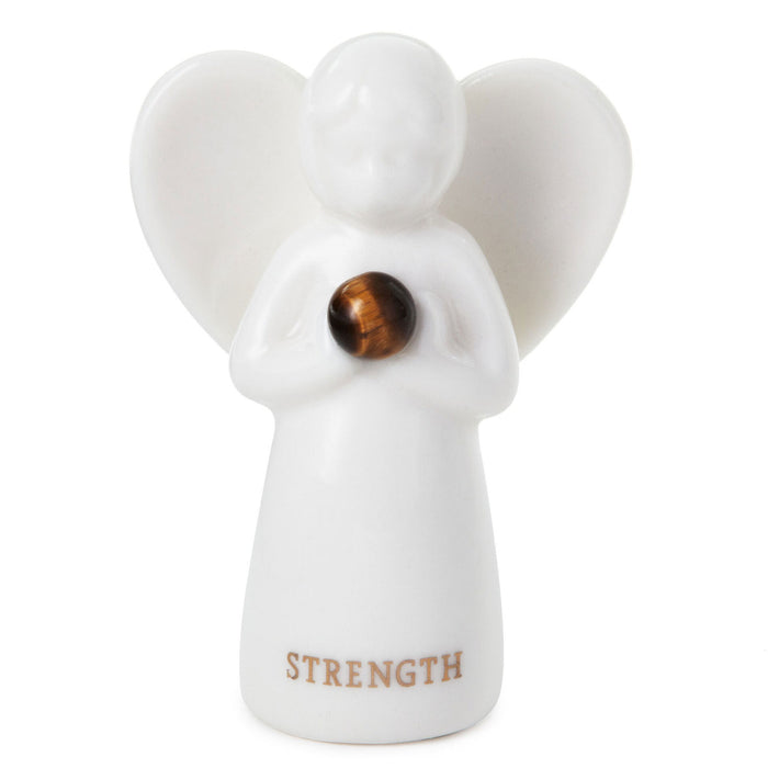 Joanne Eschrich Tiger Eye Angel of Strength Mini Angel Figurine